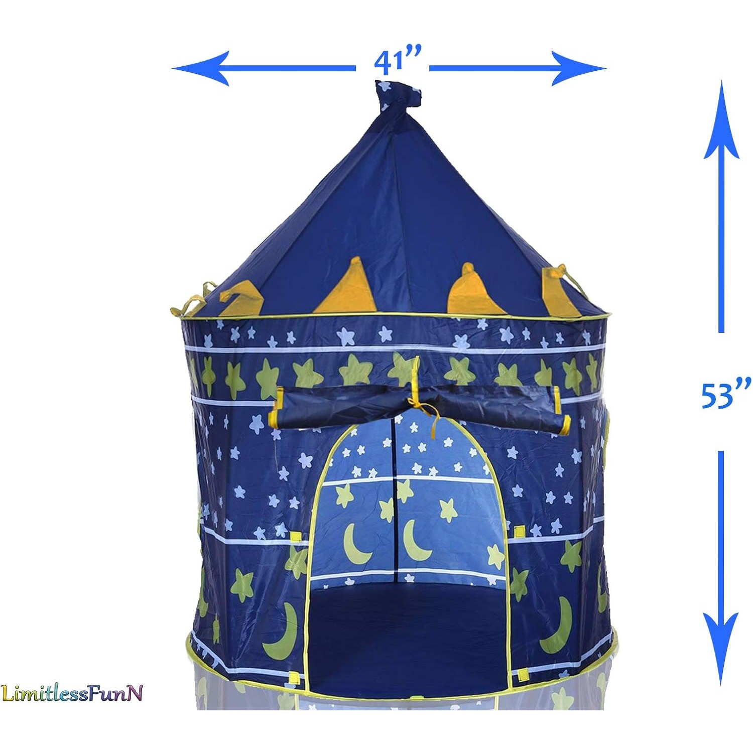 Castle Play Tent with Glow Stars: image 5