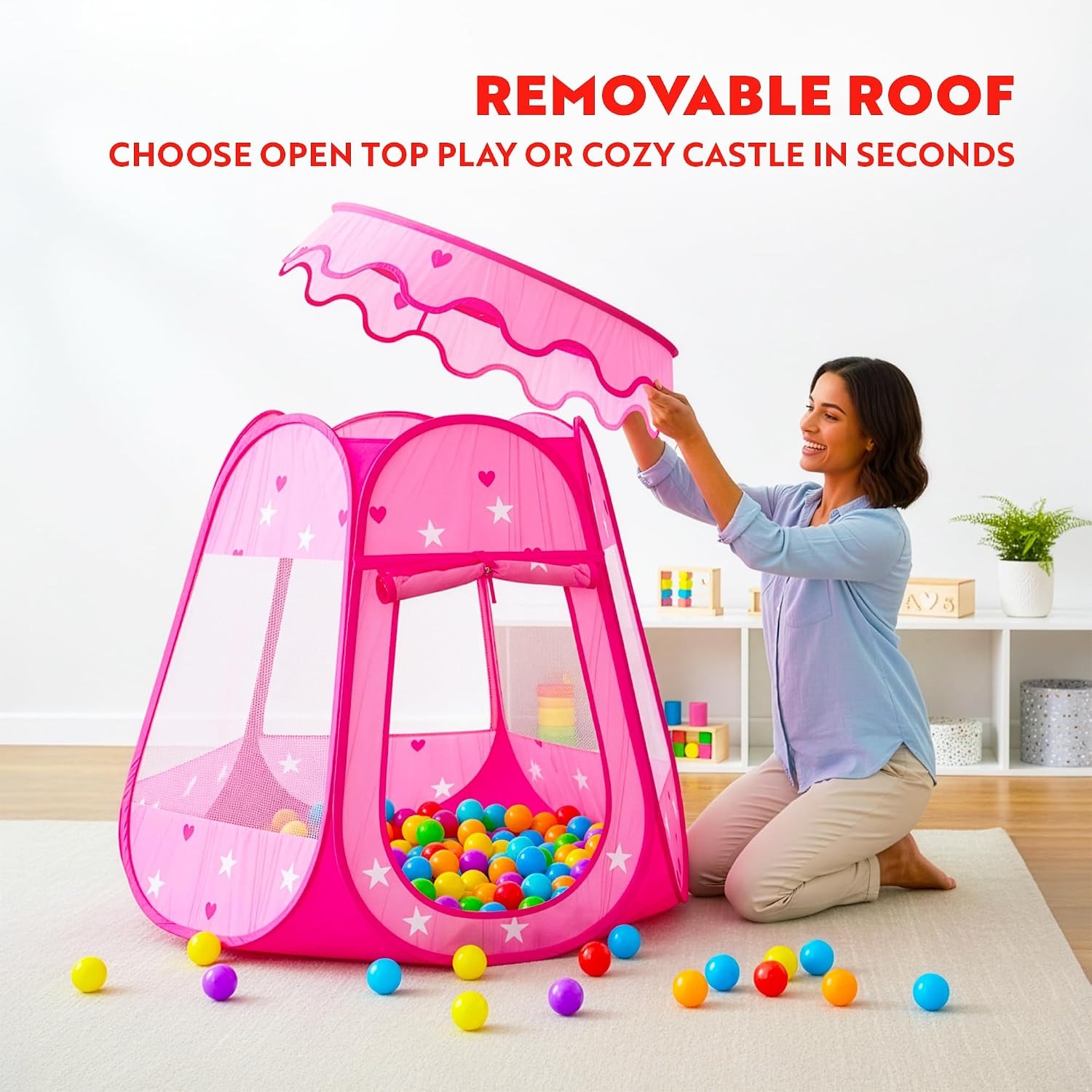 Princess Castle Ball Pit Tent: image 4