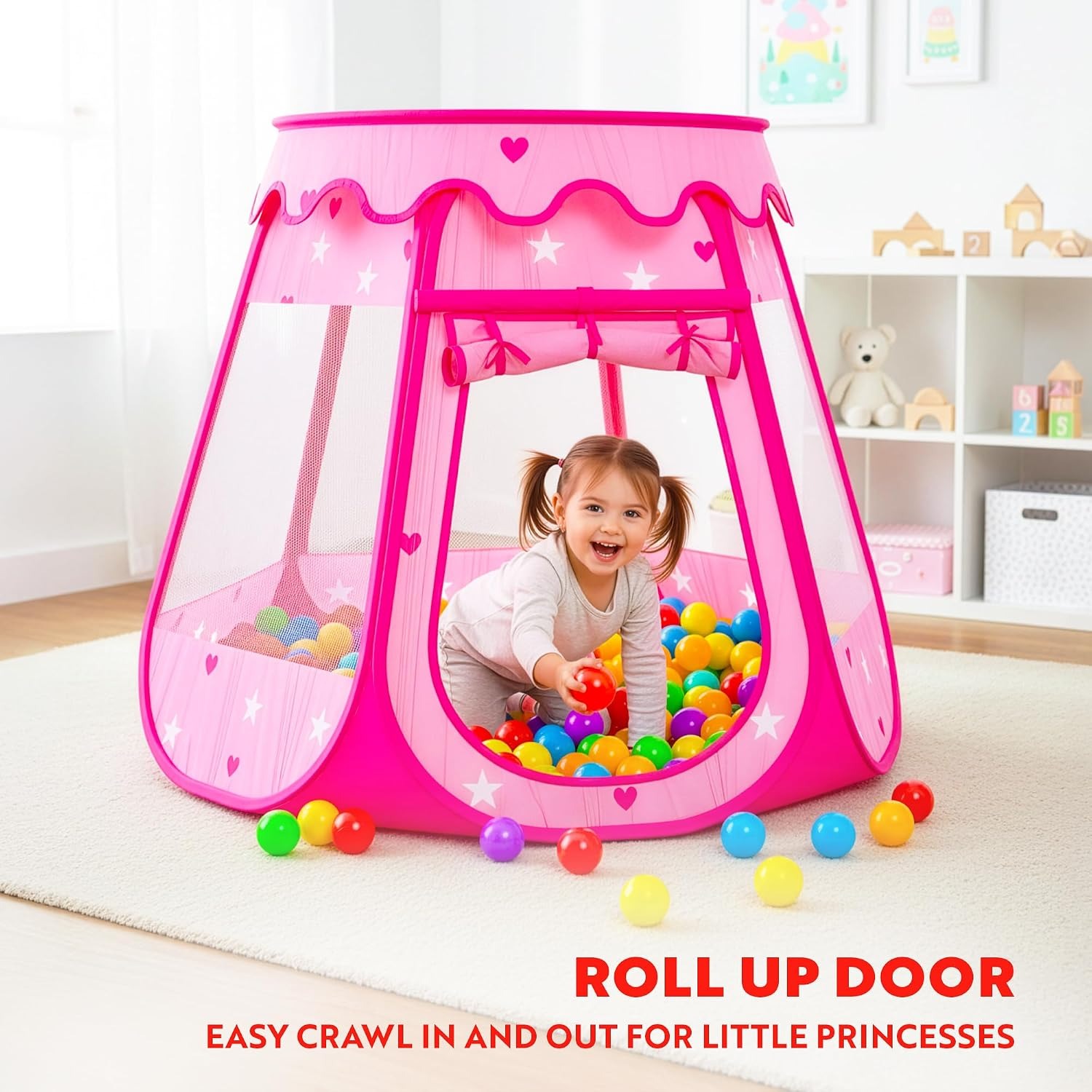 Princess Castle Ball Pit Tent: image 6
