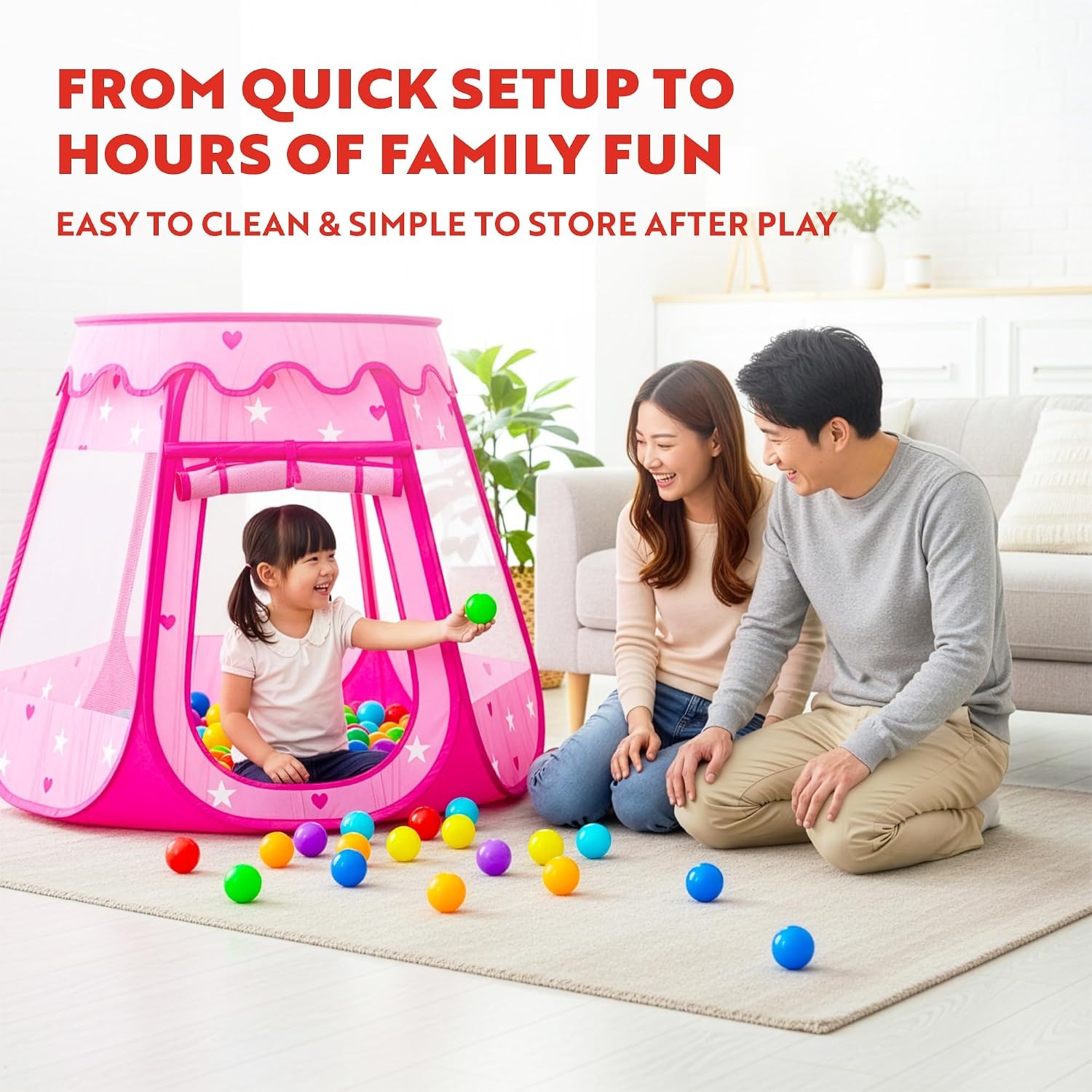 Princess Castle Ball Pit Tent: image 7