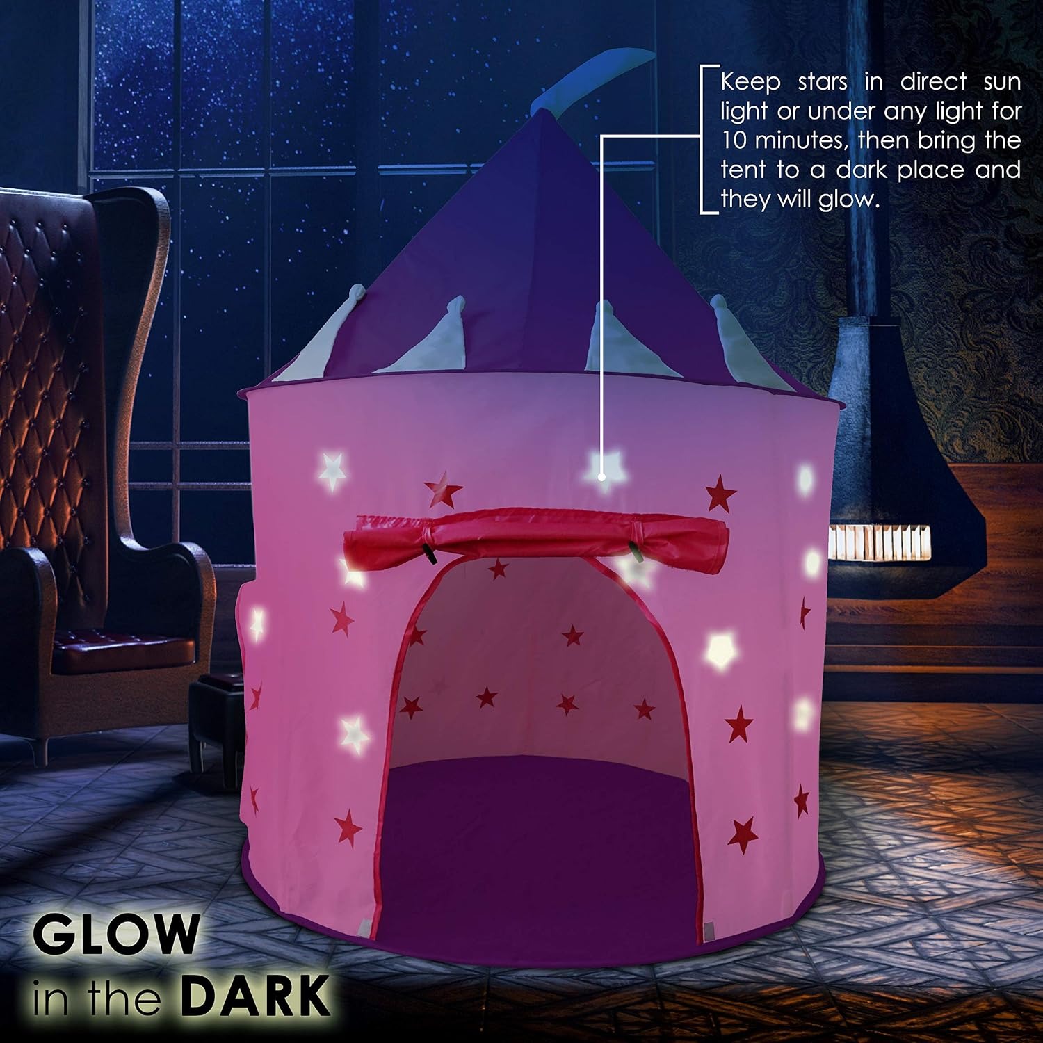 Princess Tent with Tunnel and Dress Up Set: image 6