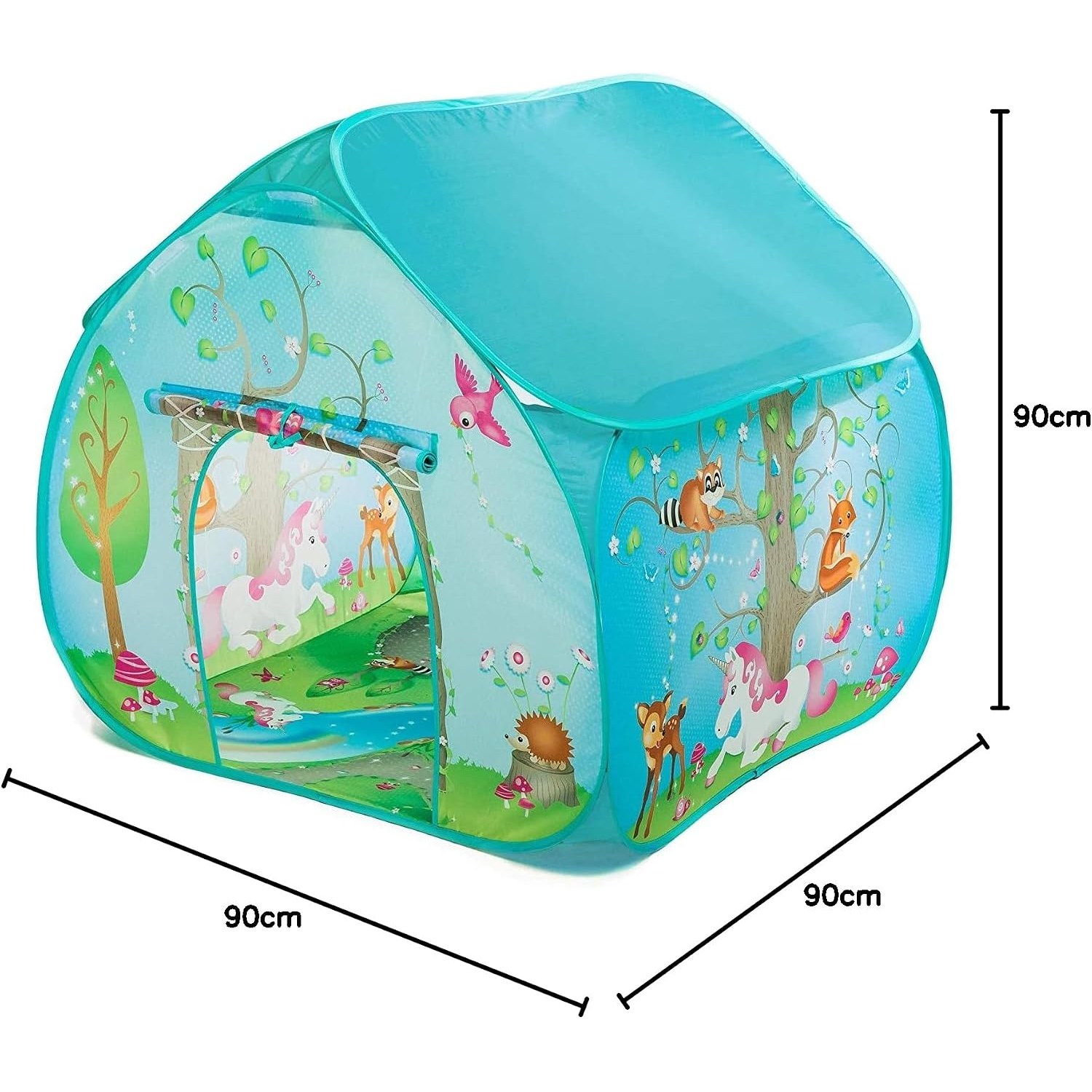 Enchanted Forest Pop-Up Play Tent with Printed Play Mat: image 5