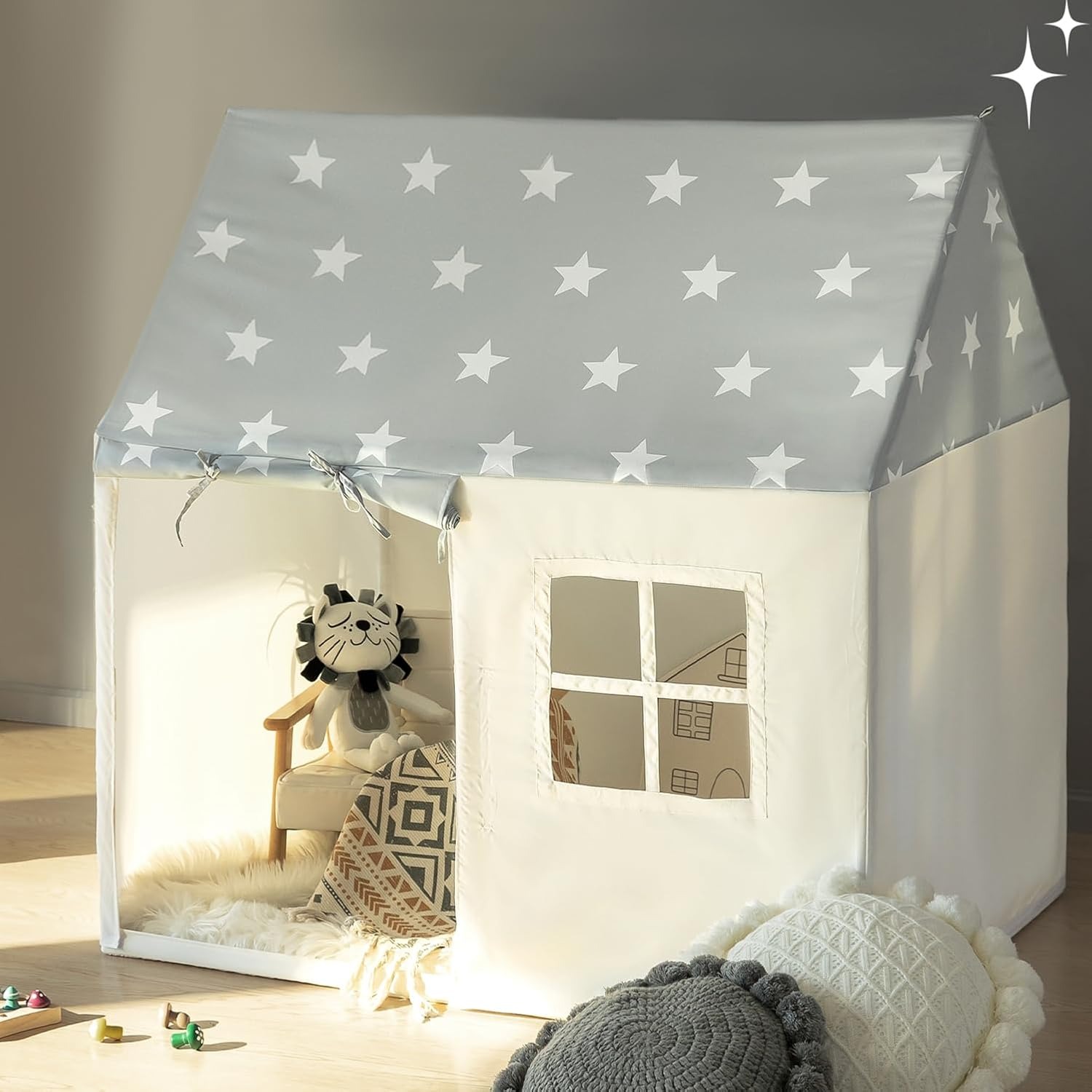 Play Tent with Star Light