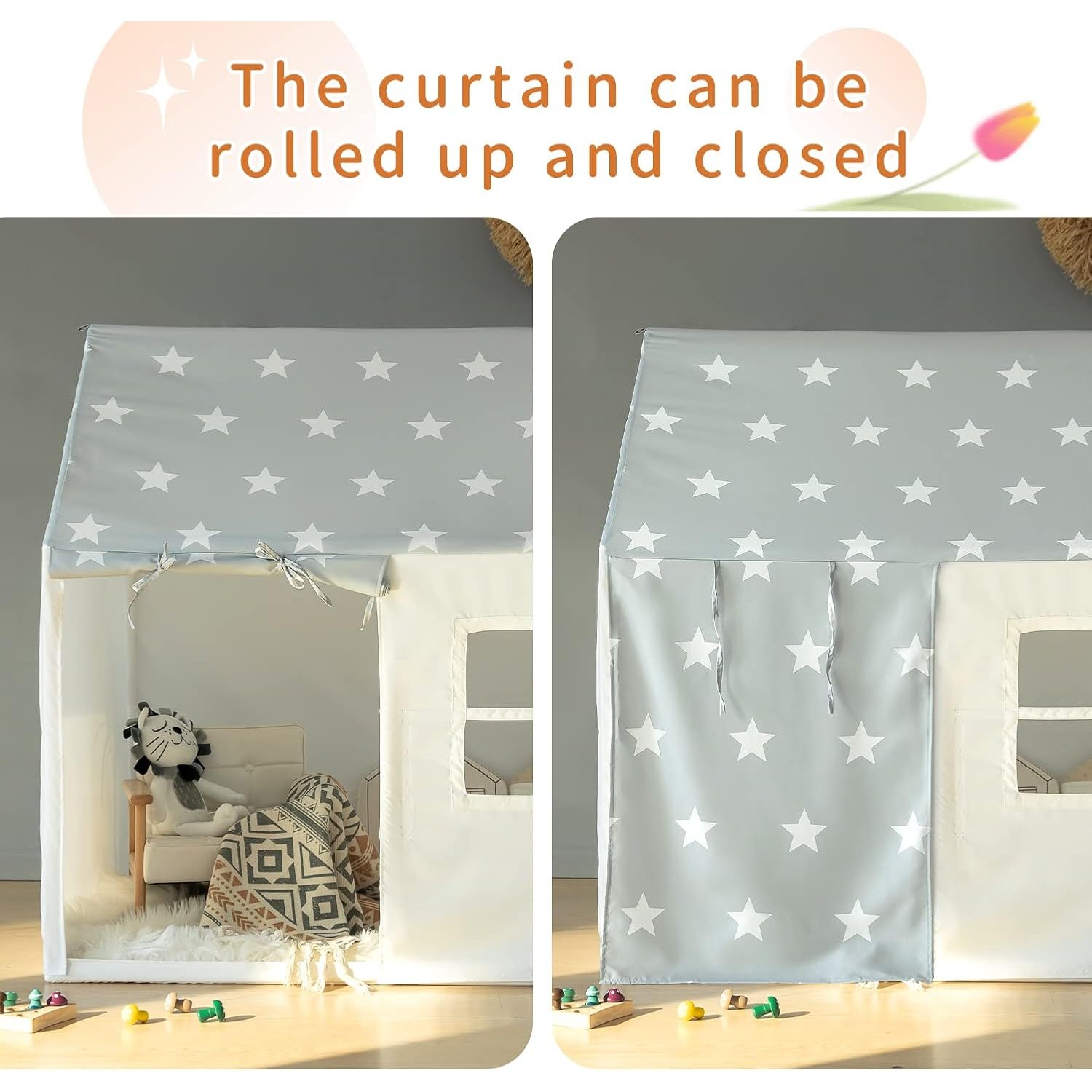 Play Tent with Star Light