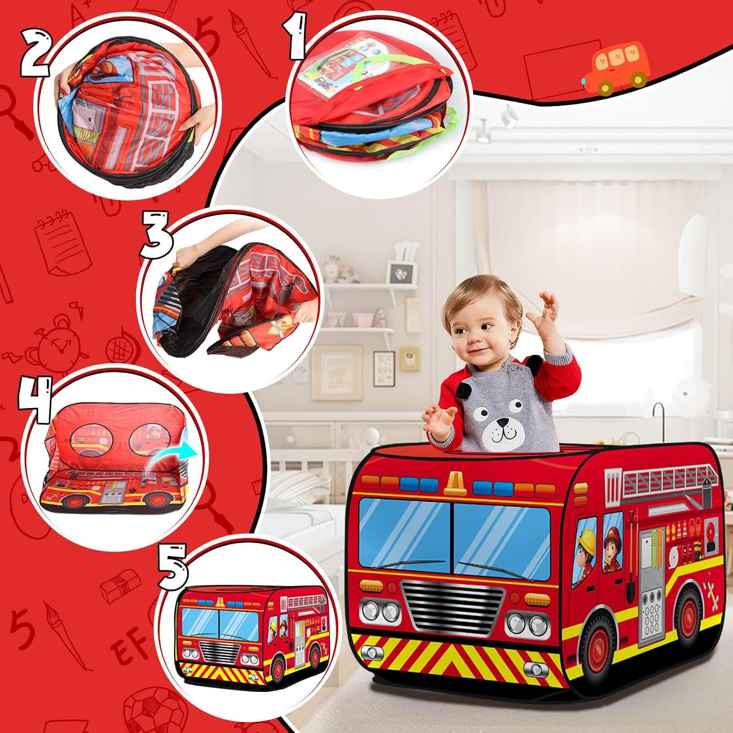 Pop Up Playhouse Tent for Kids