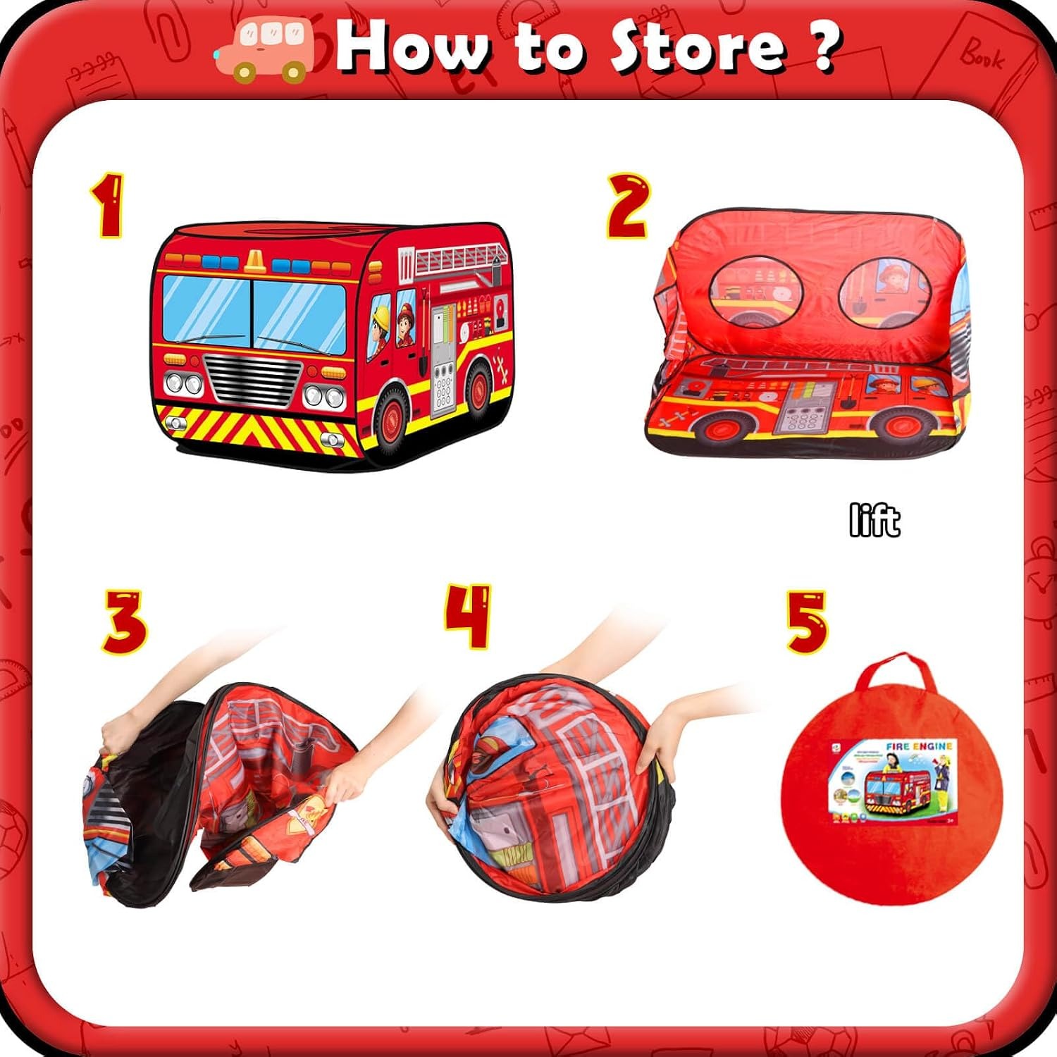 Pop Up Playhouse Tent for Kids: image 8