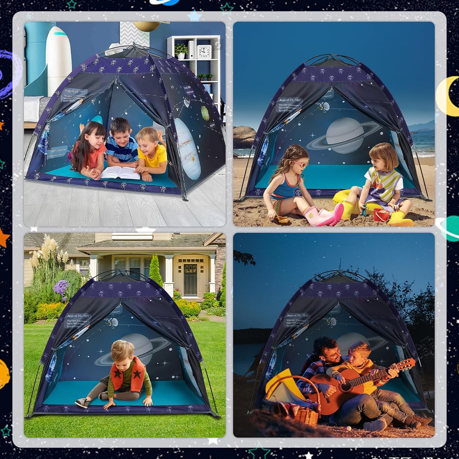 Space World Galaxy Dome Play Tent: image 7