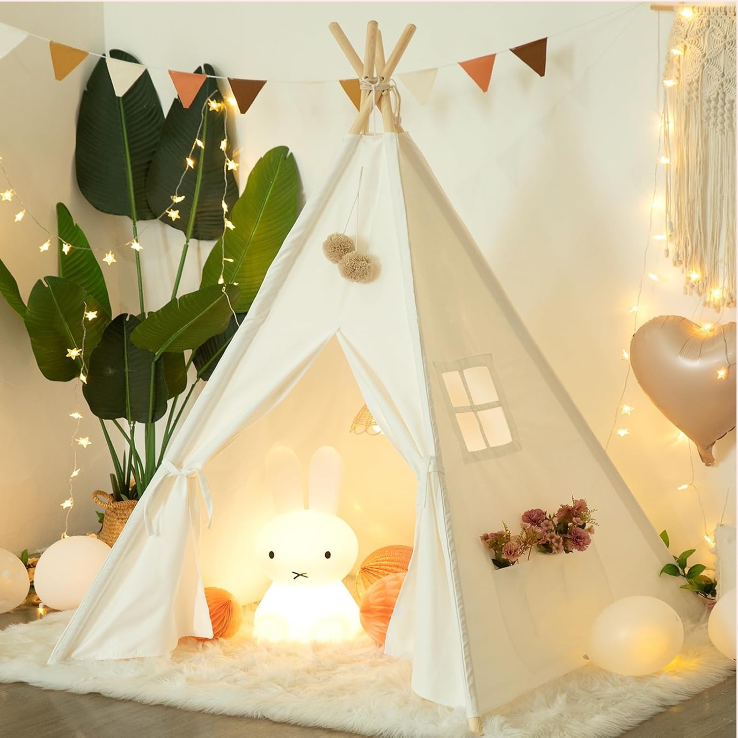 Portable Teepee Tent for Kids