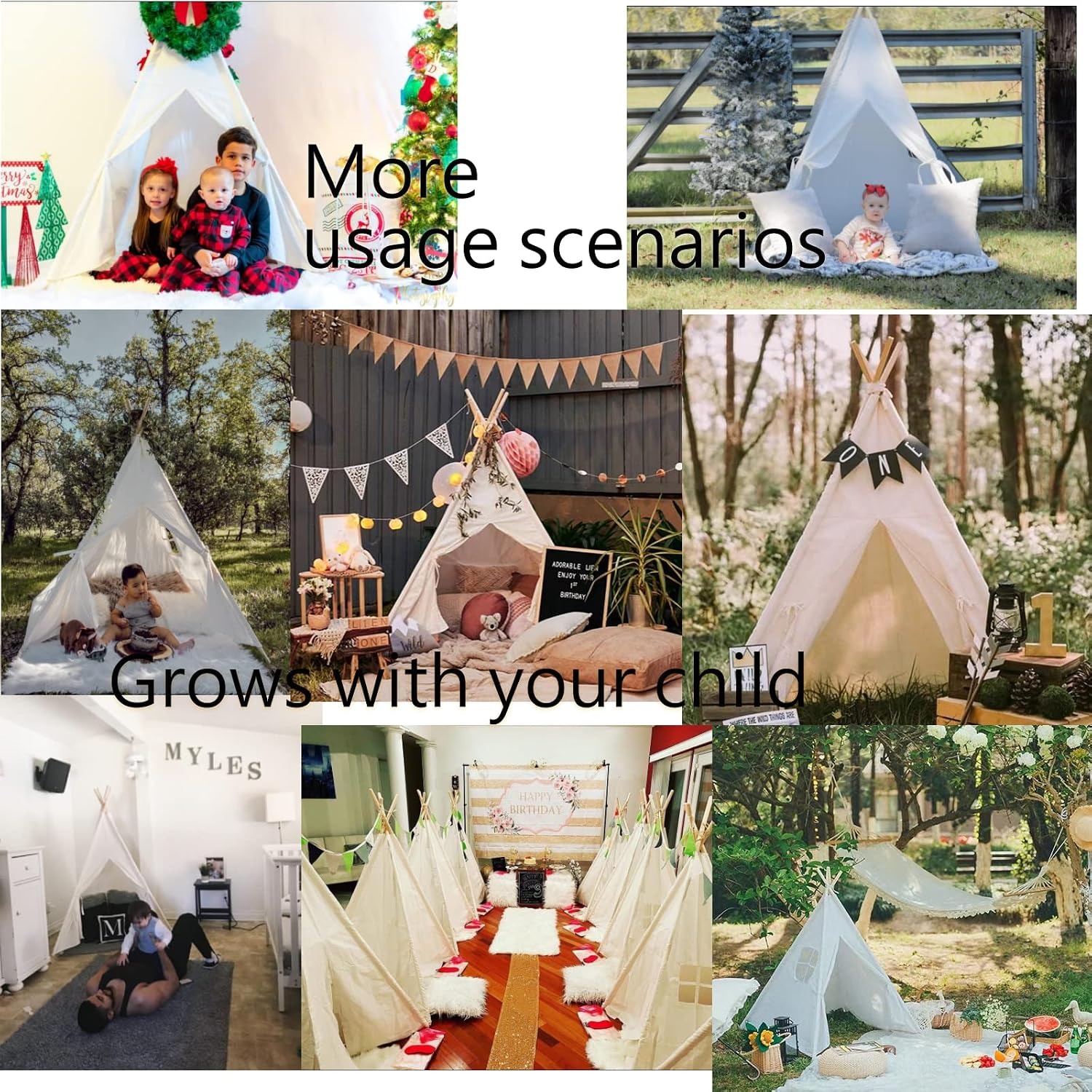 Portable Teepee Tent for Kids: image 3