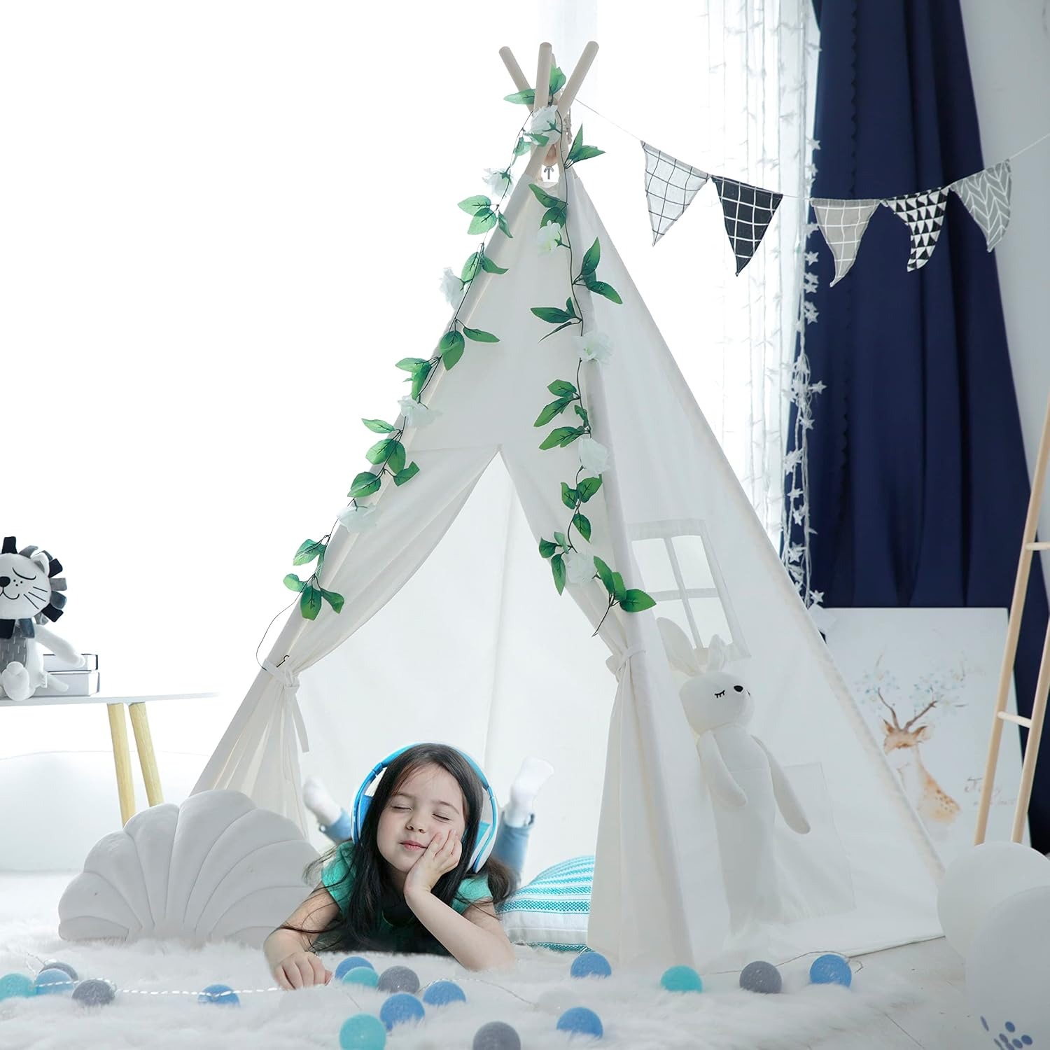Portable Teepee Tent for Kids: image 4