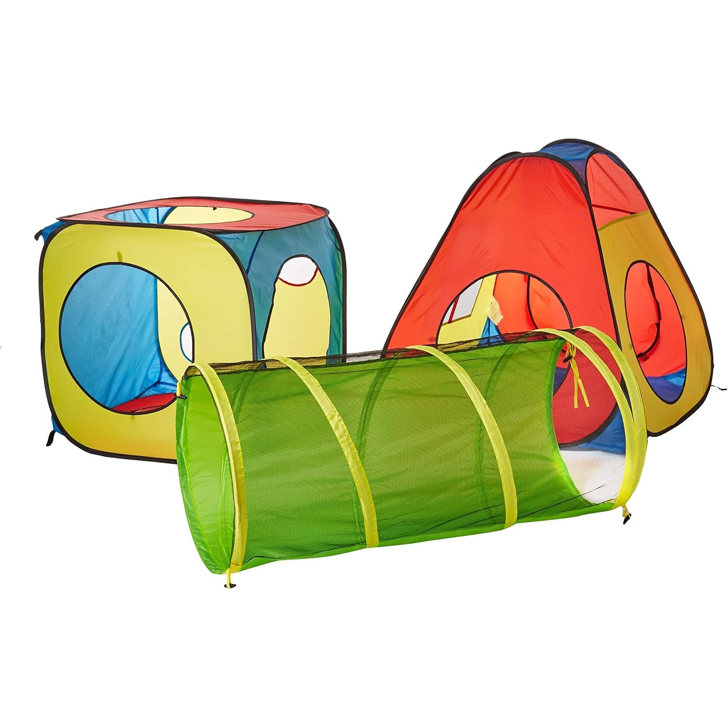 Eight in One Pop Up Tent House and Tunnel Play Set