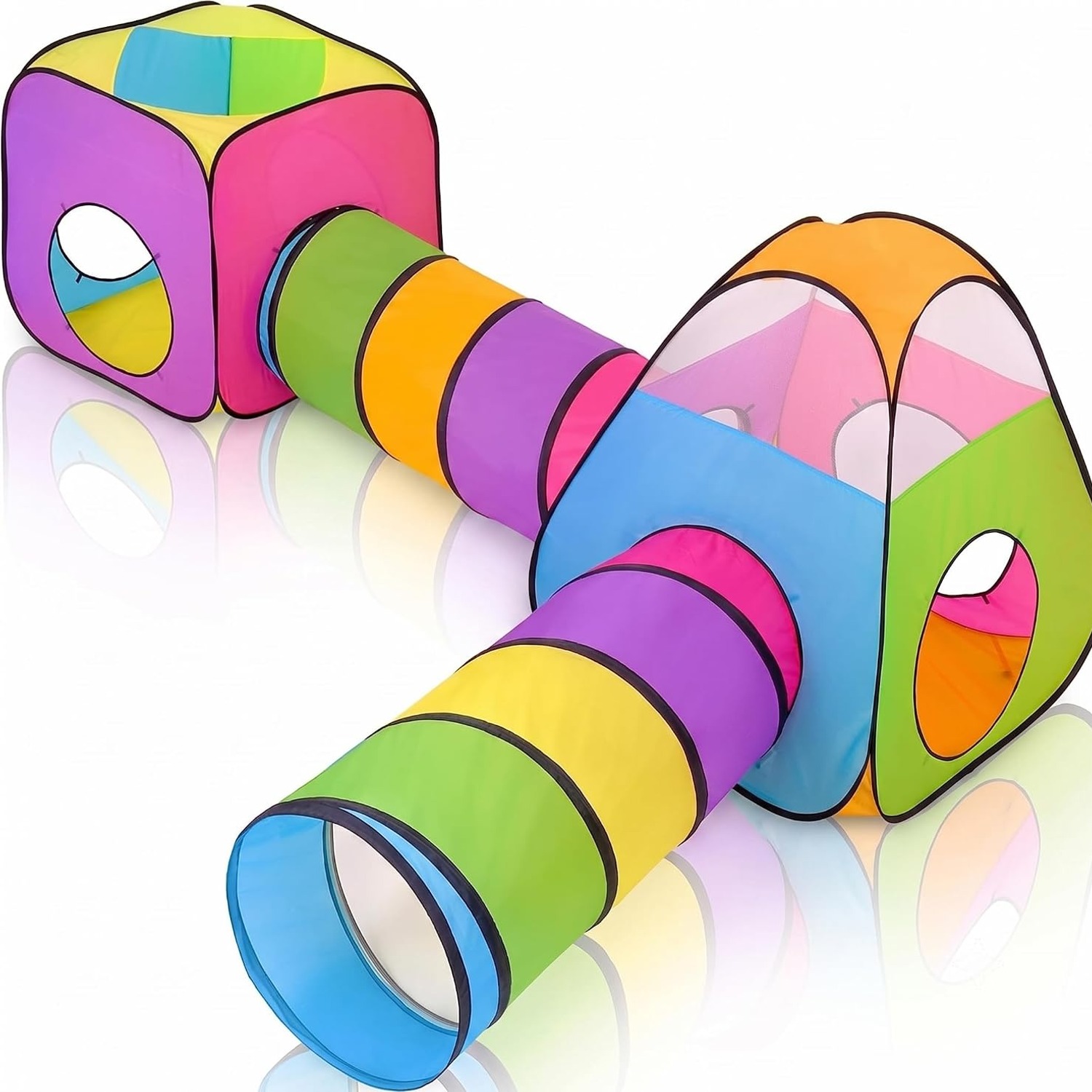 Four in One Play Tent with Tunnels and Ball Pit